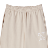 25SS インクスタンプロゴパンツ ダークベージュ