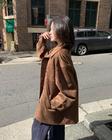 [ORIGINAL] Wound Suede Middle Jacket