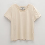 (T-6824)エッセンシャルスタンダードワイドネックTシャツ