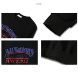 FLAG PRINTING OVER-FIT SWEAT SHIRT MTM