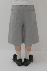 BPT ステッチ バミューダパンツ グレー