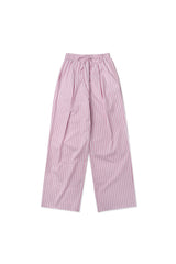 Stripe easy pants_pink