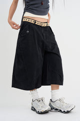 Ocean Pintuck Bermuda Pants
