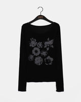 ボントフラワーシアーTシャツ