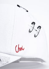 BBD ノーシンパシーグラフィティロゴキャップ (White)