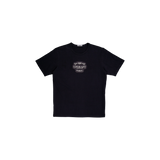 アップリケコットンTシャツ ブラック
