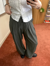 リネンピンタックパンツ