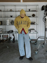 ASCLO Washed Wide Denim Pants (4color)