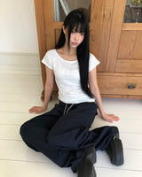 Leol Contrast Nylon Pants