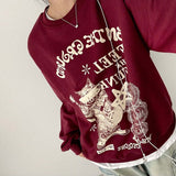 ギターキャットスウェットシャツ [Fleece]
