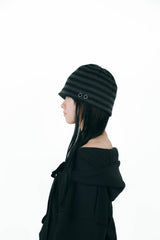 ribbon beanie(border)