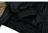 2024FW“rain” Fur collar leather jacket