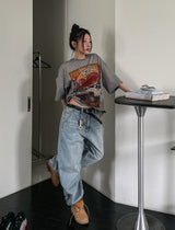 ソルテッド トラック ヴィンテージ オーバー半袖Tシャツ
