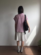 Dolman check shirt (4color)