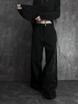 shine studded cotton pants (2color)