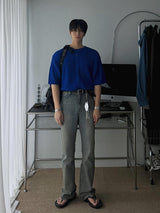 Pleddy Cotton Knit Short Sleeve Cardigan (4color)