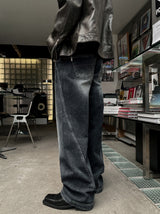 Bron Cat Brush Curve Denim Pants