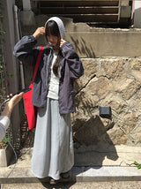 [unisex] ヒダニツーベイストリングウインドブレーカージャンパー