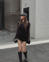 ボアスパンウォッシングショートパンツ