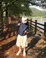 Seersucker Zip-up Jacket