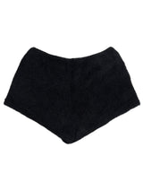 studded faux fur banded shorts (2color)