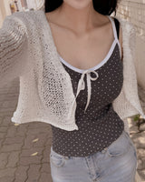 Anne Cropped Knitwear Cardigan
