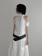 Lea Scarf Halter Off-Tee