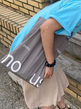 エコ ノーモアバッグ(lime_pink_blue_grey_navy)