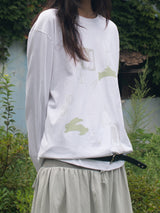 JUMP LONG SLEEVE T (CLOUD WHITE)