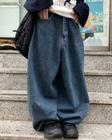Aoi Semi Balloon Denim Wide Pants