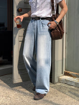 LMN Air Cool Tencel Wide Denim Pants (2 colors)