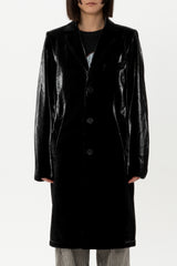 [2024 Drop] Oil Black Tailored Coat