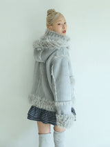 REVERSIBLE SHEARLING JACKET(BLUE)