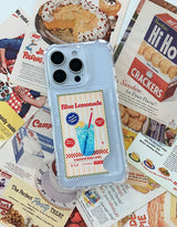 [MADE]ブルーレモネード ジェルハード iPhone カードポケット付きケース