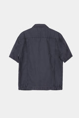 ビンテージウォッシュドフラップポケットワークシャケット (Washed Charcoal)