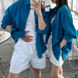 [Unisex] イーザースタンダードリネンシャツ/ 8 カラーズ
