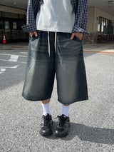 Washed Keyring Bermuda Pants (3 Colors)