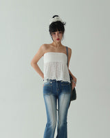 Qwz Pocket Washing Bootcut Jeans