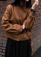  SUEDE MOTO JACKET