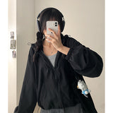 Rudy Mini Check High Neck String Hooded Jumper