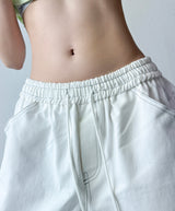Bide Cotton Stitch Balloon Bermuda Shorts 2color