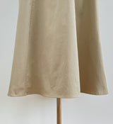 Muel Shirt Color Matching Layered Trench One Piece