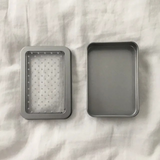 polka dots white Teen Case Iron Multipurpose Storage Box