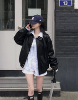 [Bellide made] Rock Chic, Leather Blouson Jacket