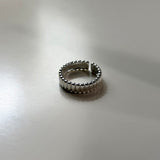 [925silver] Stripe ring