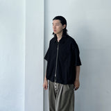 Two-Way Zip Relaxed Shirt