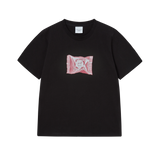 25SS VERY BUNNY CANDY WOMAN SHORT SLEEVE T-SHIRT BLACK