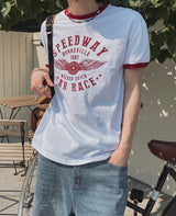 スピーディープリント リンガー 半袖Tシャツ