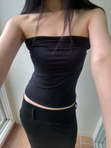 Pleated Layer Top (BK)