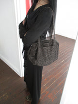 vintage leopard shoulder bag